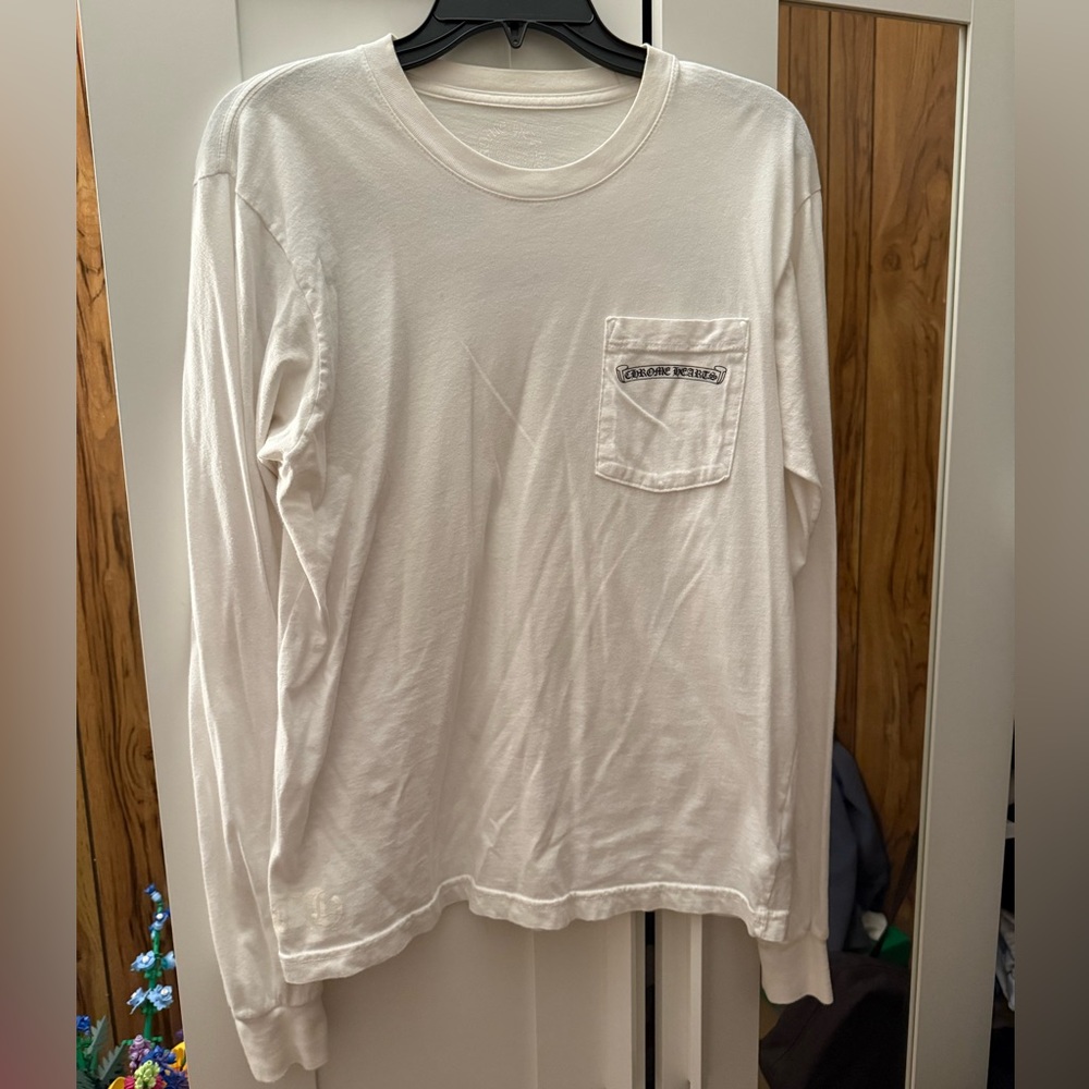 Chrome Hearts White Long Sleeve Tee